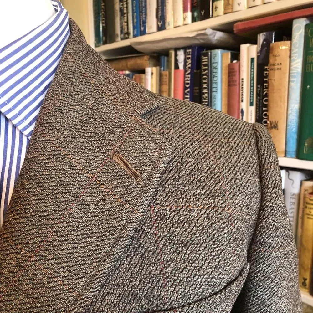 Classic Men's Brown Tweed Blazer - Brand